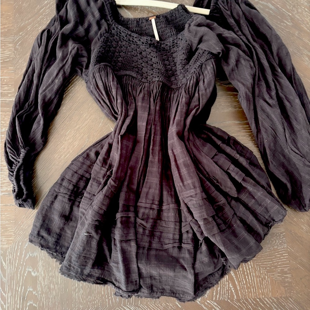 Free People Black Women's Dress